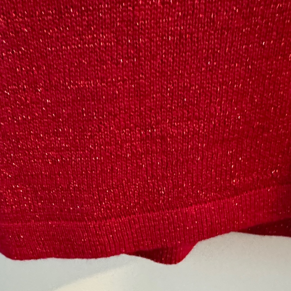 Chico's Red Metallic Sleeveless Tank - Picture 4 of 5